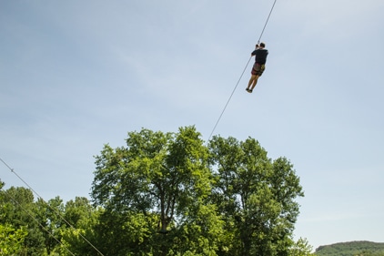 Camping Le Moulin De Surier : Acrobranche