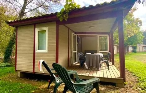 Chalet rivière à louer en Dordogne