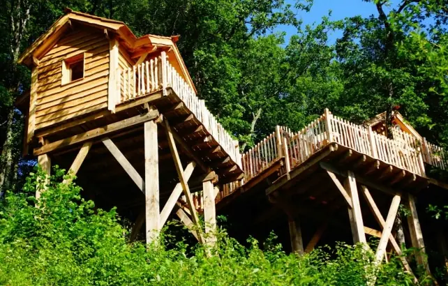 Les cabanes perchées Beaumont du Moulin de Surier