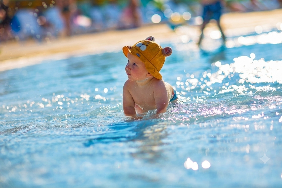 piscine chauffée en dordogne avec pataugeoire